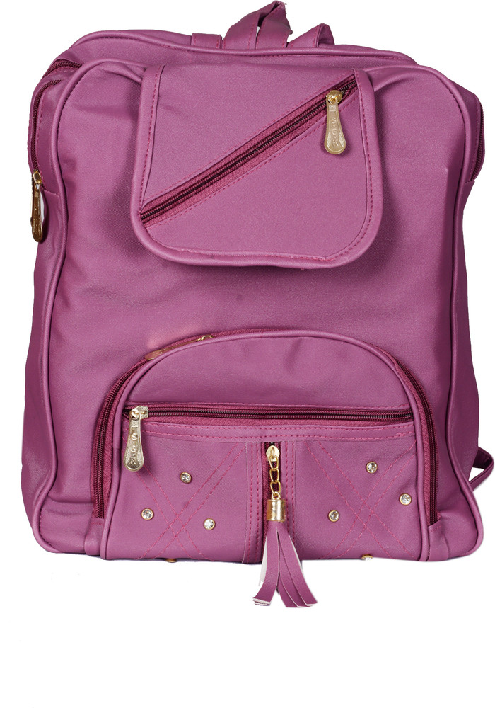 SUNVIKA House Colourful Backpacks For Girls 5 L Backpack Bergandy Price in India Flipkart