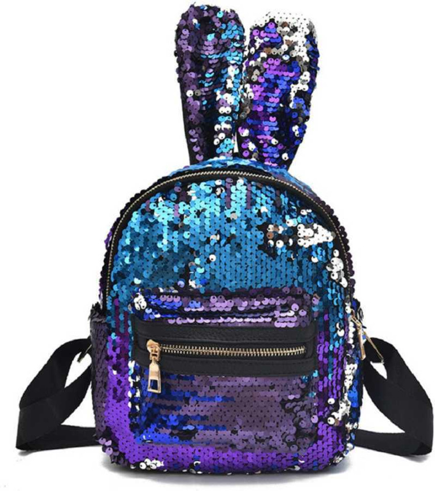 Blackit High Quality Small Size Big Ear Sequace Bag 2 L Backpack Blue3 Price in India Flipkart