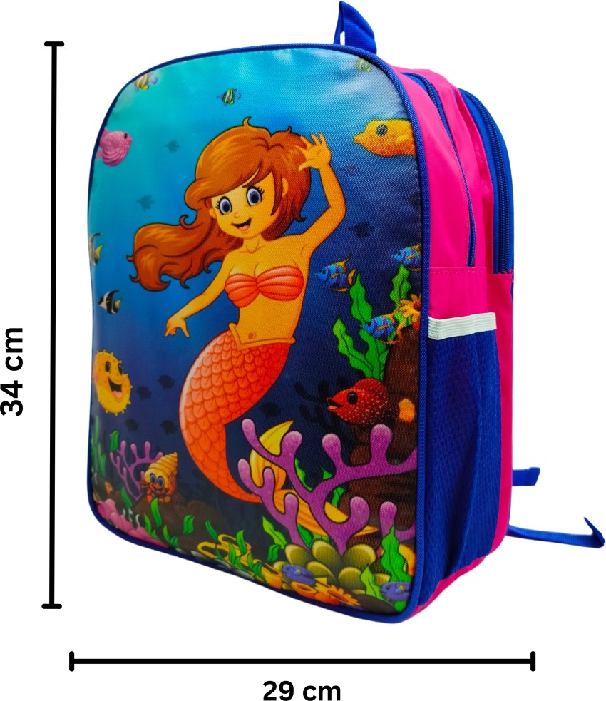 Amazon.com: WAWSAM Glitter Mermaid Backpack Set - Sparkly School Backpack  with Lunch Box for Girls Preschool Kindergarten Elementary 15” Blue Hiking  Travel Book Bag Schoolbag Insulated Lunch Bag : Home & Kitchen