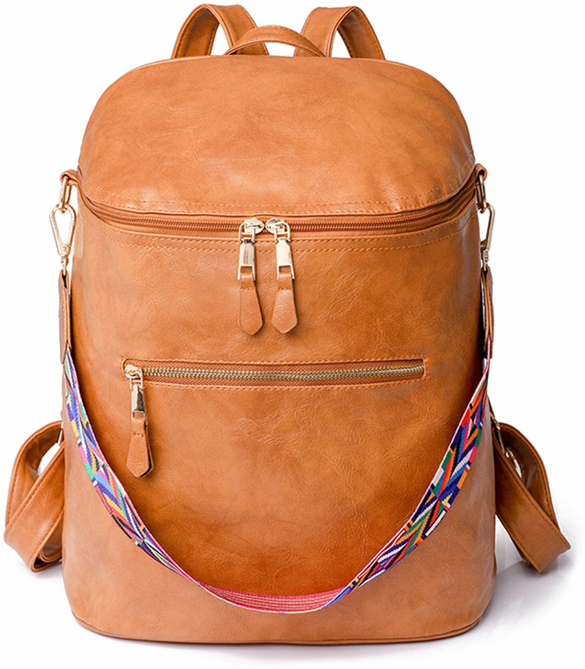 Leather backpack flipkart hot sale