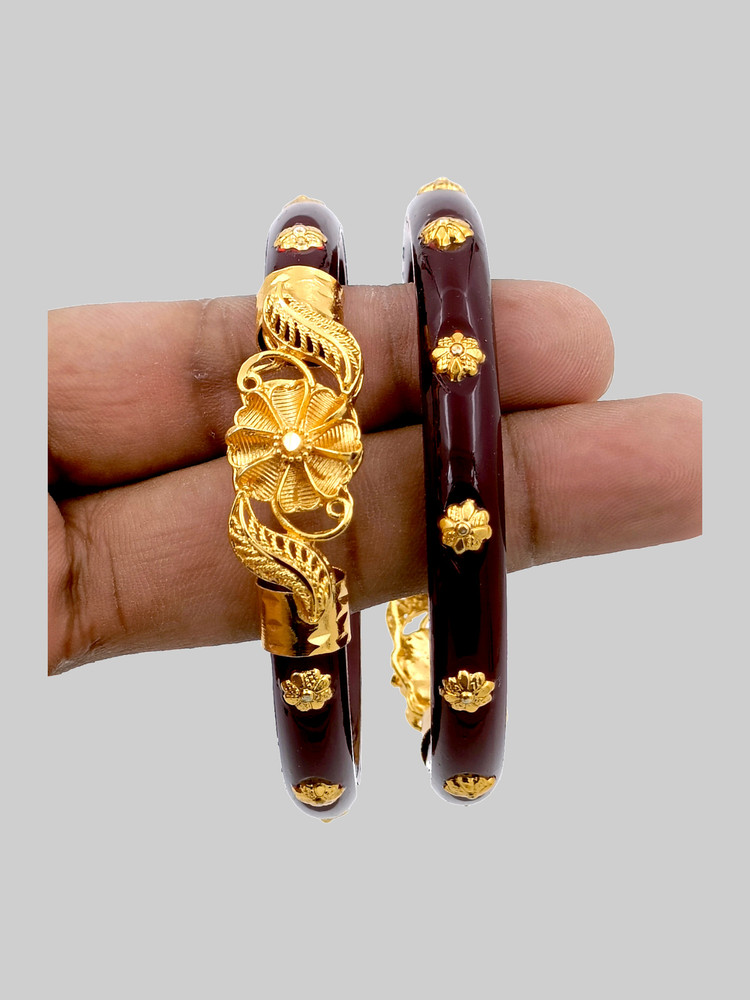 BEAUTY BURST Plastic Gold plated Shakha Pola