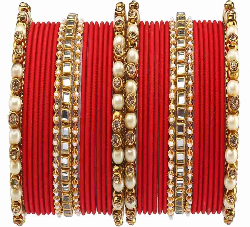 Red shop color bangles