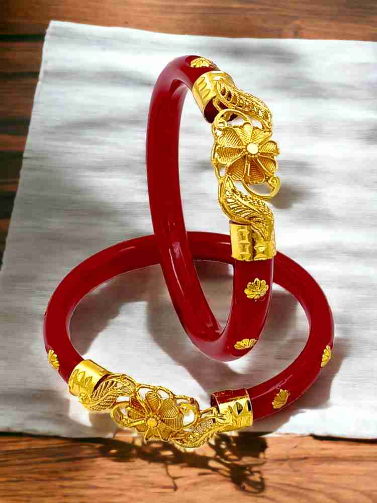 Gold mukh pola discount design with price