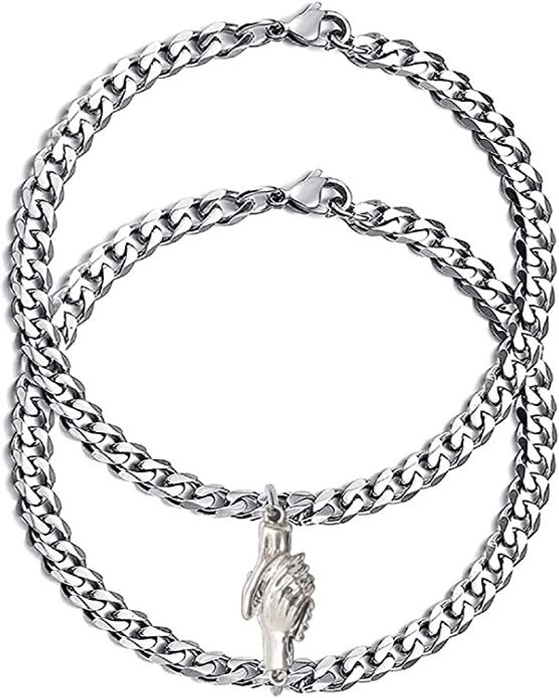 BRANDJEWEL Alloy Silver Bracelet Set Price in India Buy BRANDJEWEL Alloy Silver Bracelet Set Online at Best Prices in India Flipkart