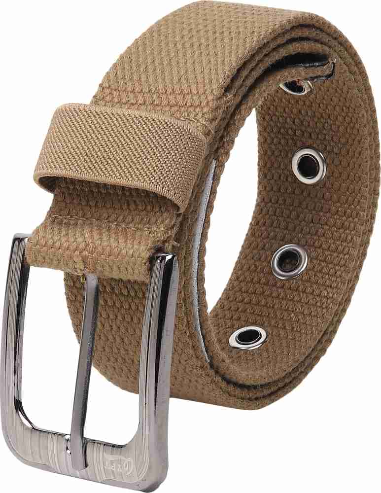 PROVOGUE Men Casual Beige Canvas Belt MULTI 08 Price in India Flipkart