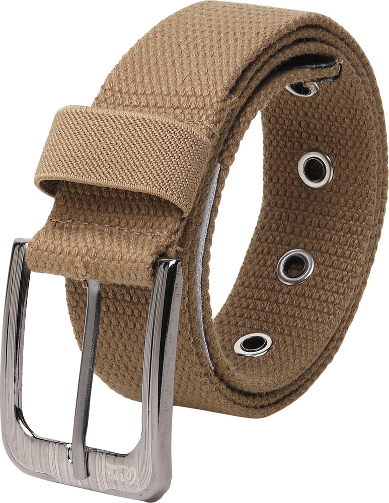PROVOGUE Men Casual Beige Canvas Belt MULTI 08 Price in India Flipkart