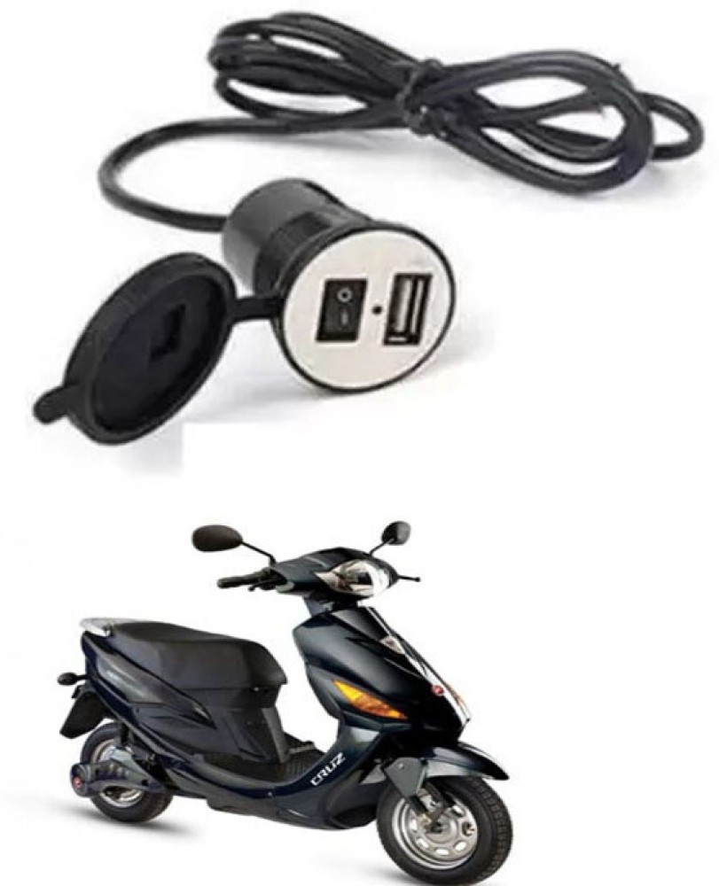 5V 2A Electric Motorcycle Bicycle USB Charger Power Cable Adapter  Waterproof New