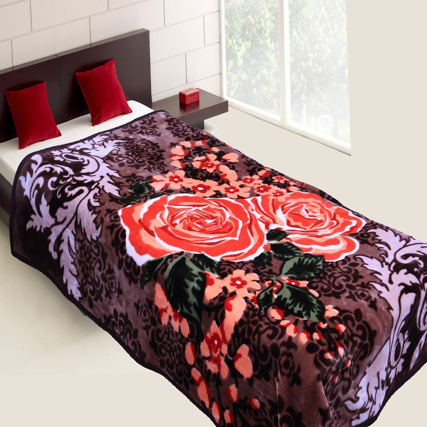 KTM Home Boutique Floral Single Mink Blanket for Heavy Winter Buy KTM Home Boutique Floral Single Mink Blanket for Heavy Winter Online at Best Price in India Flipkart