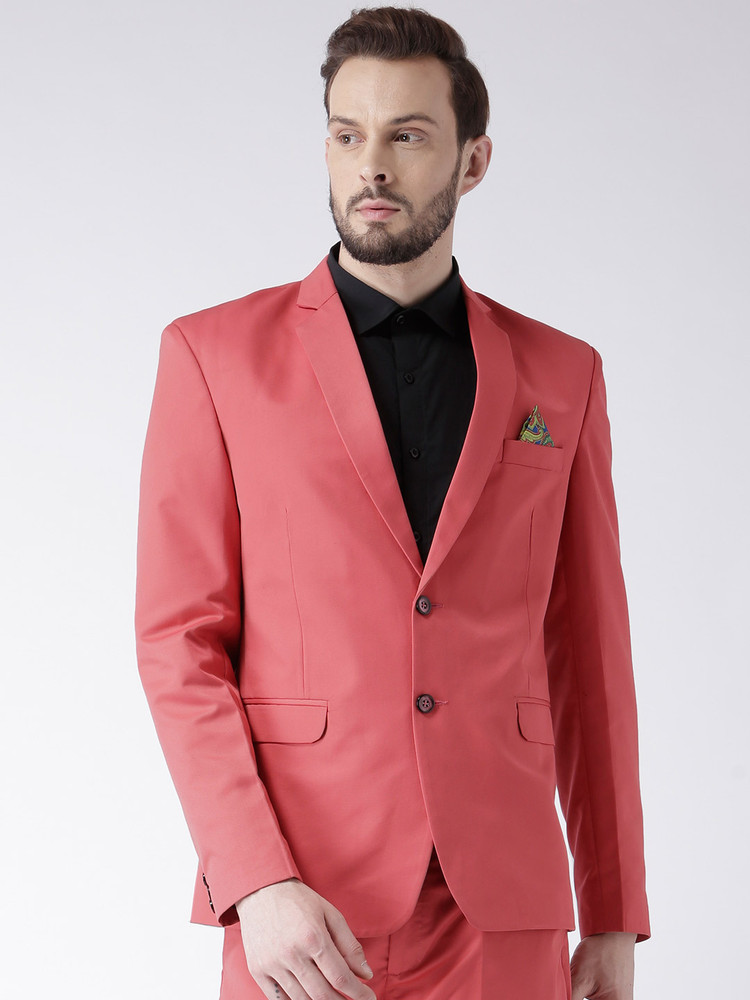 Hangup Solid Single Breasted Casual Men Blazer Buy Hangup Solid