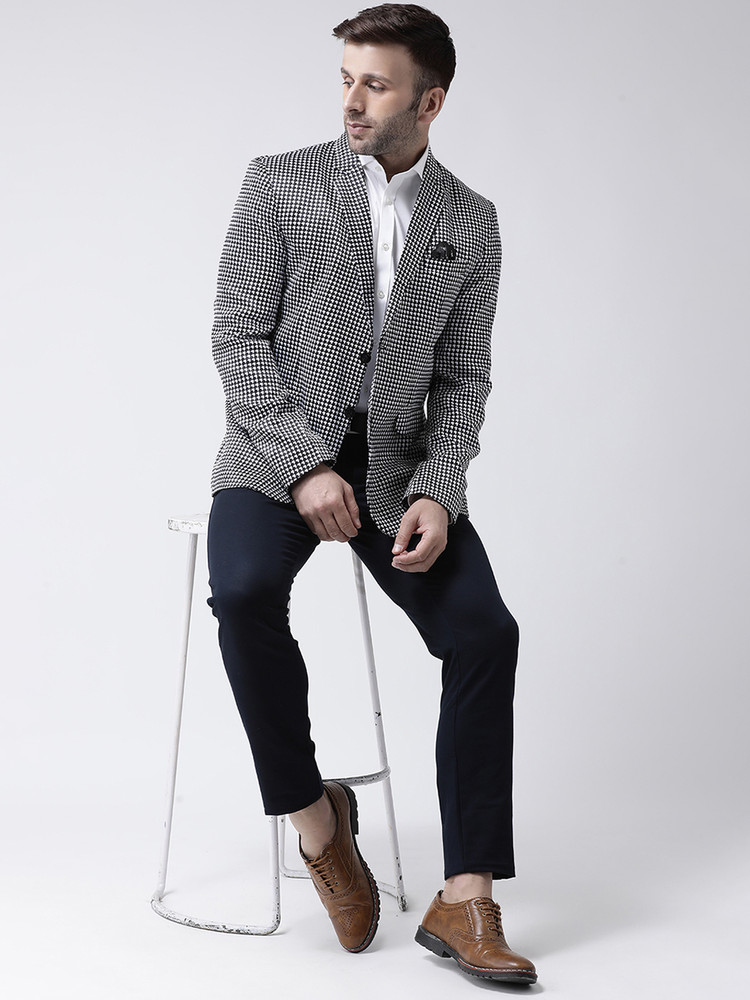 Hangup Houndstooth Single Breasted Casual Men Blazer Buy Hangup Houndstooth Single Breasted Casual Men Blazer Online at Best Prices in India Flipkart