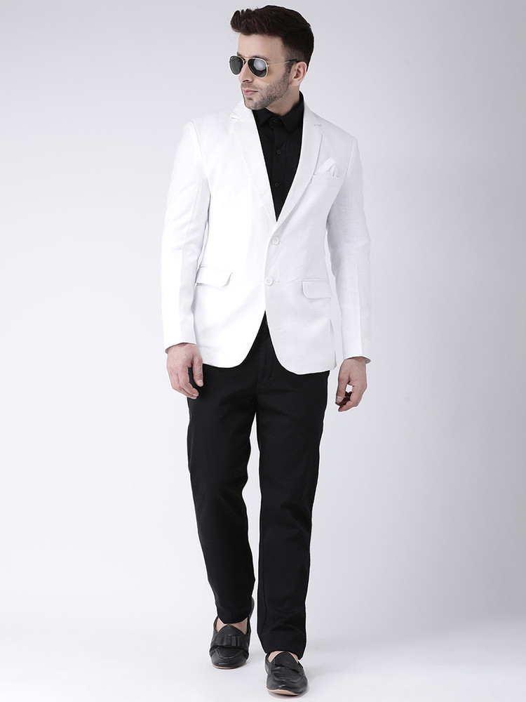 White blazer flipkart discount