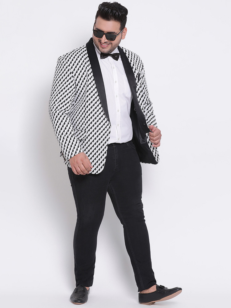 Hangup Self Design Single Breasted Casual Men Blazer Buy Hangup