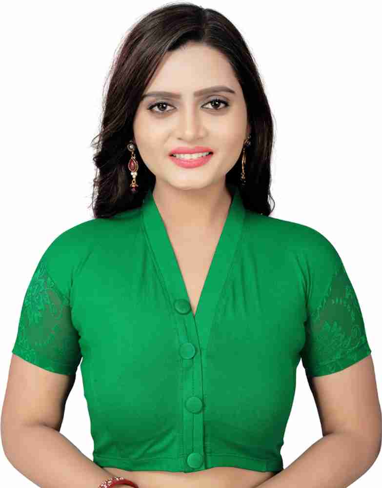 V neck hotsell blouse with collar