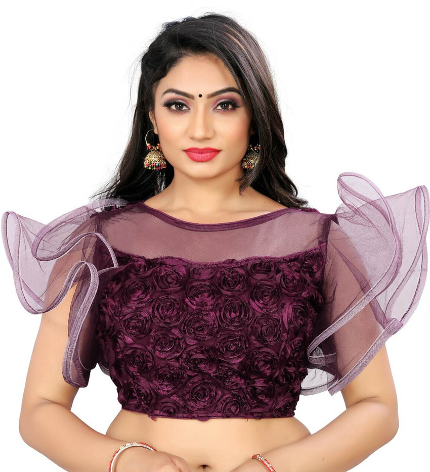 purple blouse flipkart