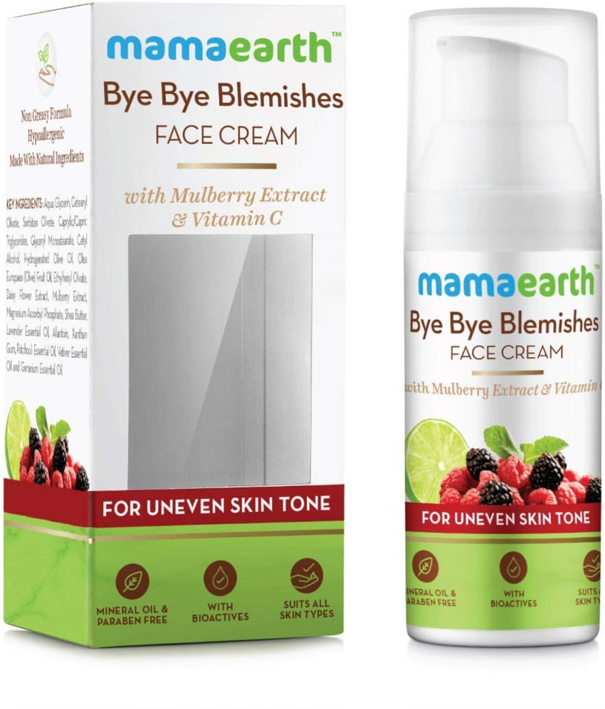 Mamaearth bye bye blemishes face cream discount