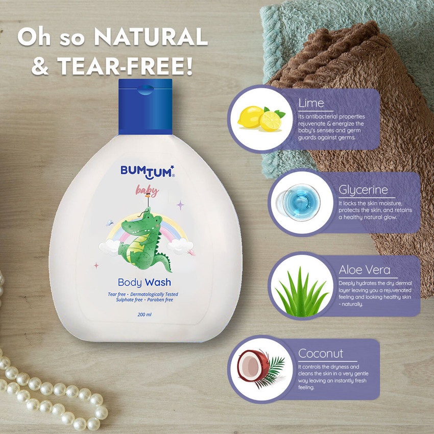Baby bum body wash top