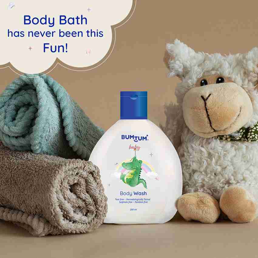 BUMTUM Baby Bodywash No Tear Paraben Sulfate Free Top to Toe
