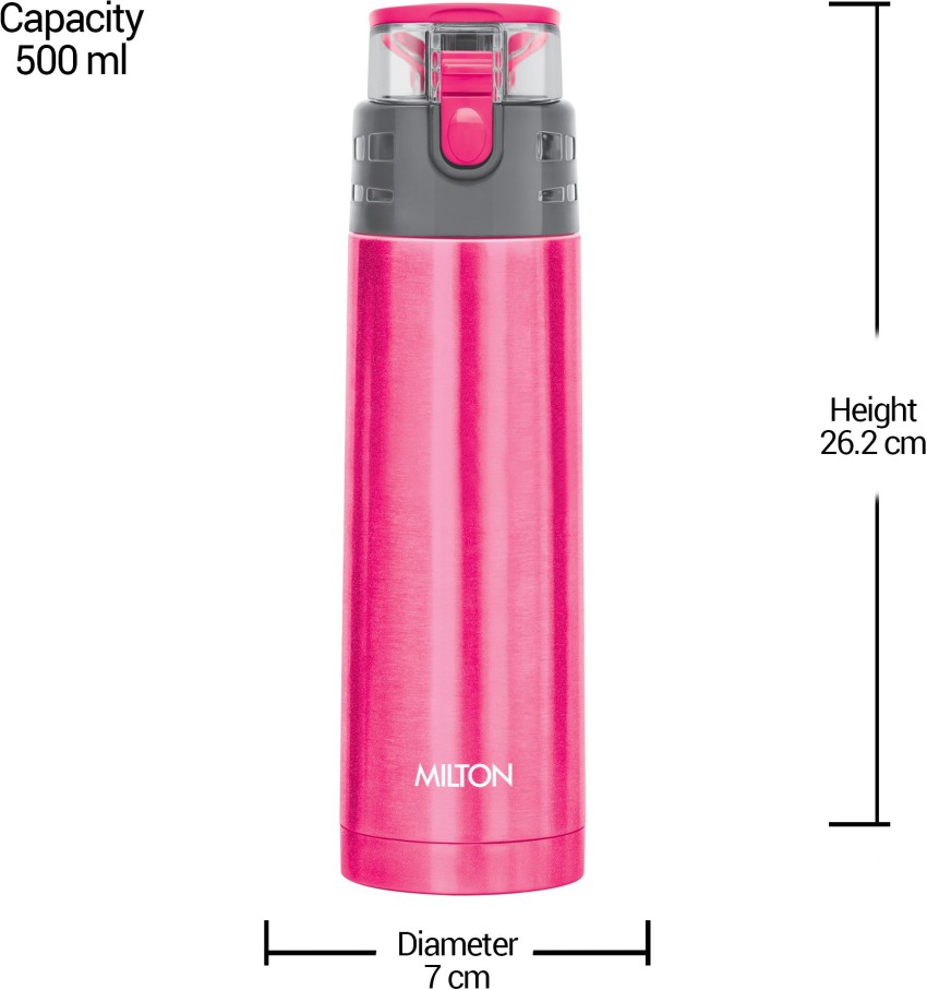 1pc Cute Insulated Water Bottle For Girls, Portable Double-walled