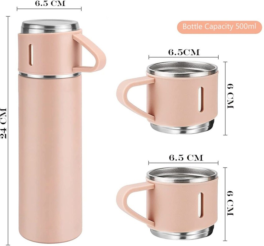 ICONIX Vacuum Flask set 3 Cup set for Hot & Cold BPA Free with