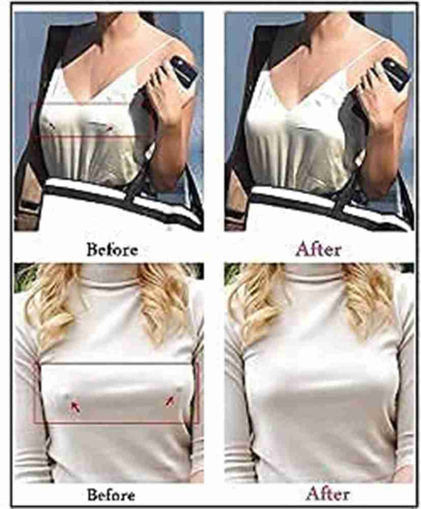 Wearite Women's & Girls Reusable Nipple Cover - Silicone Nipple Cover Bra  Pad Silicone Peel and Stick