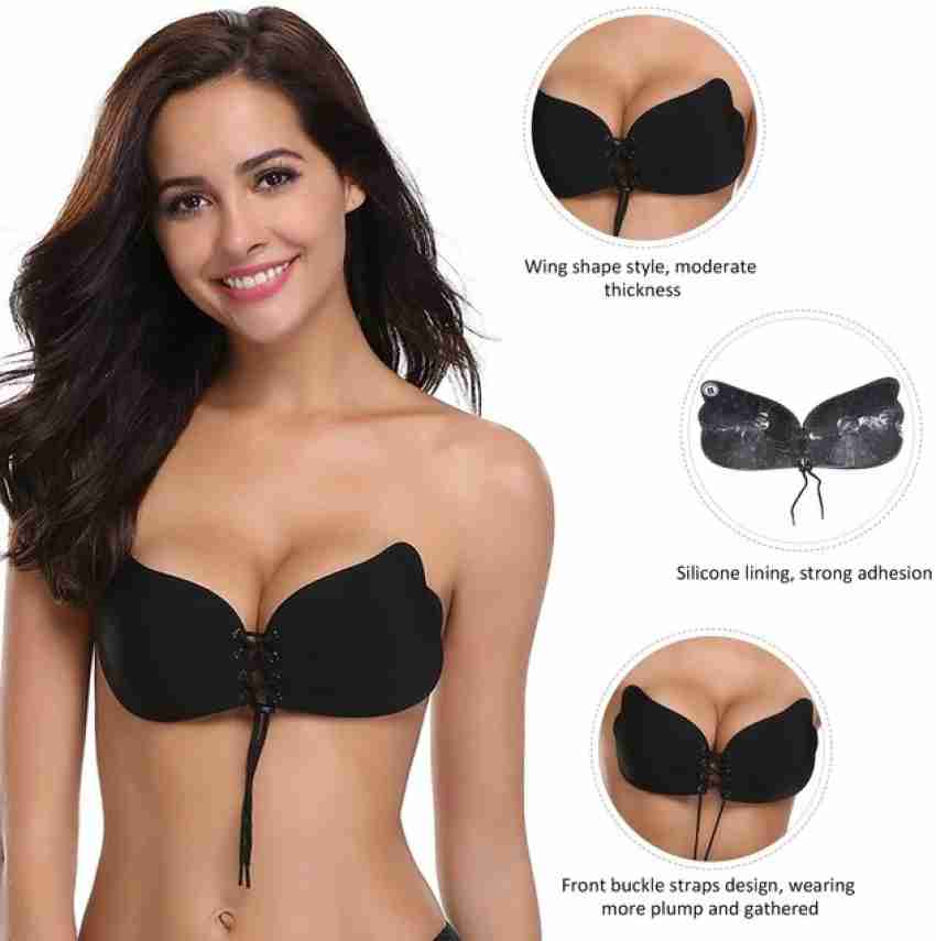 DN BROTHERS Women Silicone Stick-on Lightly padded WireFree PushUp Invisible  Bra DN63 Cotton Push Up Bra Pads Price in India - Buy DN BROTHERS Women  Silicone Stick-on Lightly padded WireFree PushUp Invisible