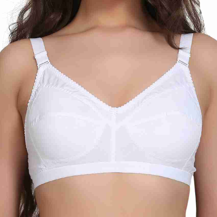 Buy Layeba Women Full Coverage Non-Padded T-Shirt Bra (32B) White