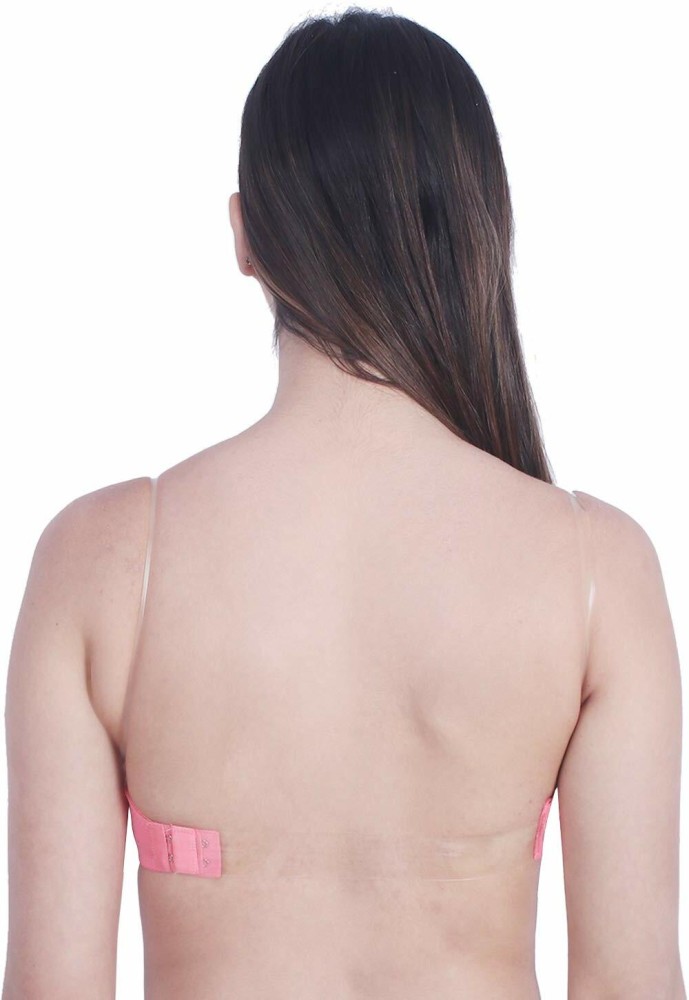 Penance For You Transparent strap backless pushup bra Women Push