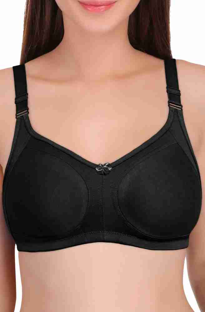 Featherline Perfect Fitted Poly Cotton Non-Padded Seamless Full Coverage  Women Minimizer Non Padded Bra - Buy Featherline Perfect Fitted Poly Cotton  Non-Padded Seamless Full Coverage Women Minimizer Non Padded Bra Online at