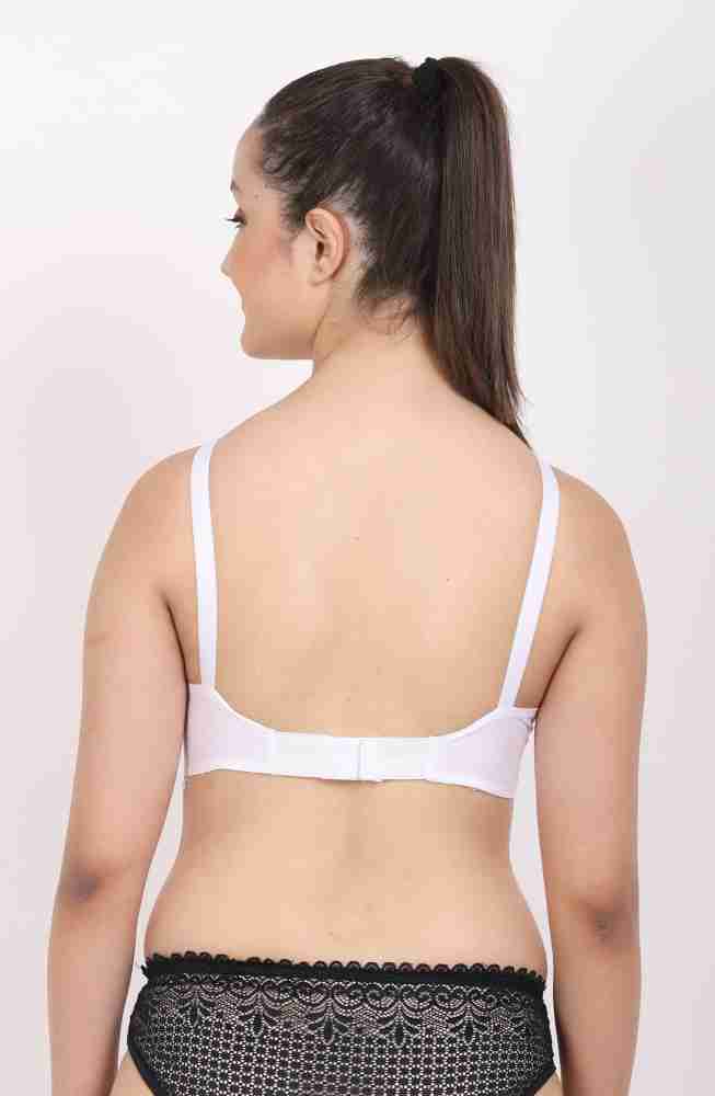 Buy Femzy White Cotton Bra Online at Best Price in India - Snapdeal