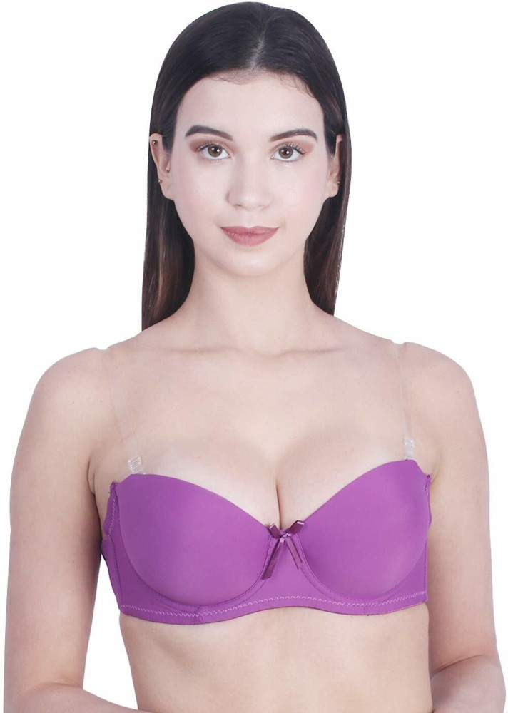 Buy online Purple Heavily Padded T-shirt Bra from lingerie for Women by  N-gal for ₹399 at 43% off