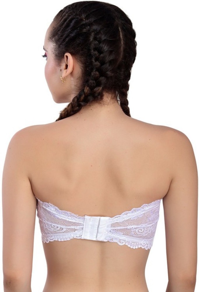 Lace Net with Cotton Short Brallet/Lightly padded Bra/Lace tube bra at Rs  60/piece in Delhi