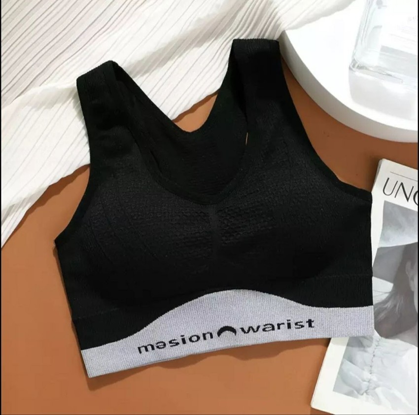 masion warist Women Sports Lightly Padded Bra - Buy masion warist Women  Sports Lightly Padded Bra Online at Best Prices in India