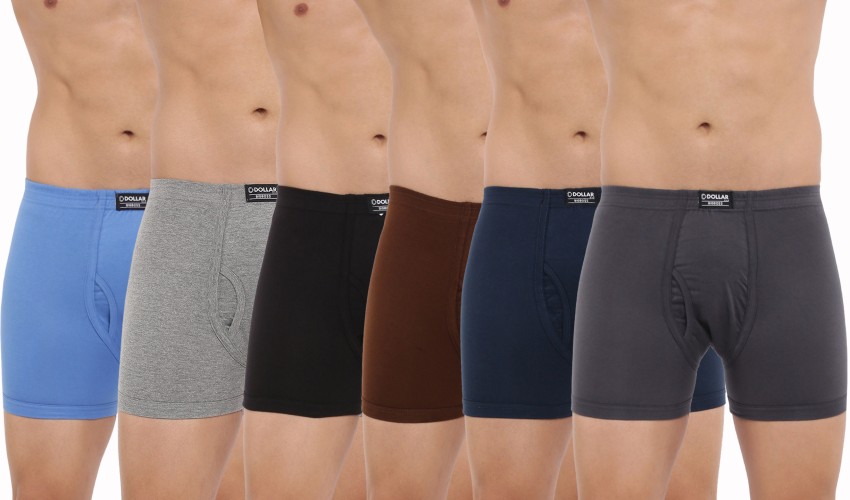 Buy Dollar Bigboss Assorted Color Cotton Trunks (Pack Of 2) for