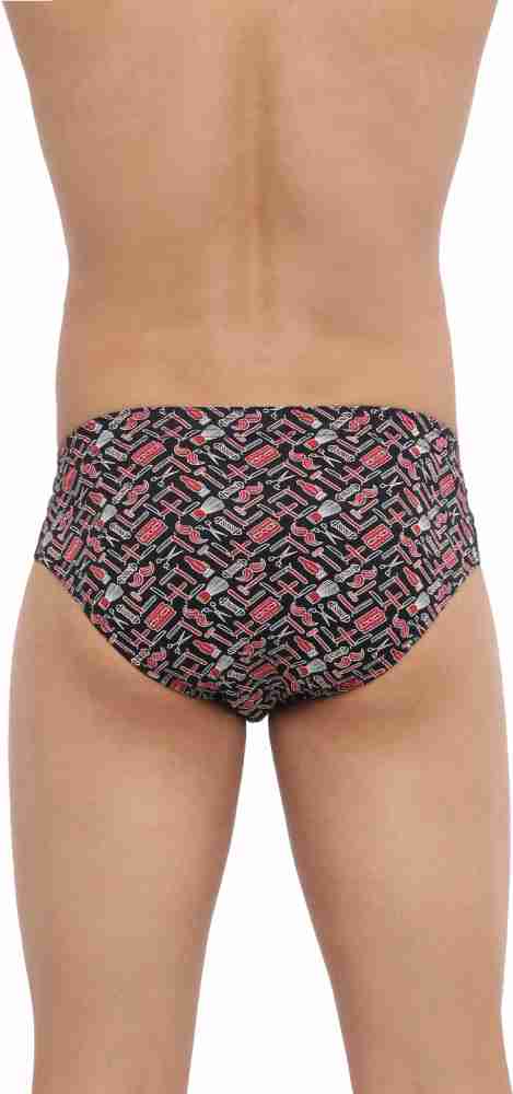 Buy Dollar Bigboss Men Printed Pack Of 5 Soft Combed Cotton Brief - Briefs  for Men 1914719