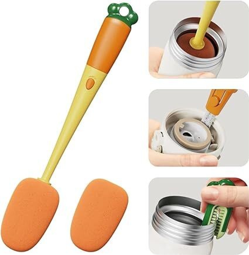 3 in 1 Multifunctional Kitchen Cup Cleaning Brush, Soft Sponge