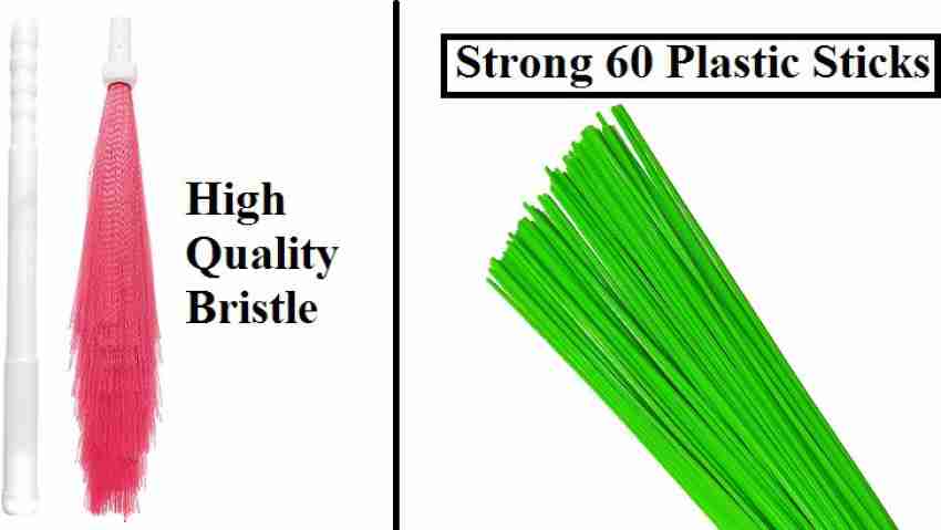 BARBYAM Plastic Color Broomstick Dustpan Phool Kharata Jhadu, Long Bathroom  Broom Plastic Wet and Dry Broom Price in India - Buy BARBYAM Plastic Color  Broomstick Dustpan Phool Kharata Jhadu, Long Bathroom Broom