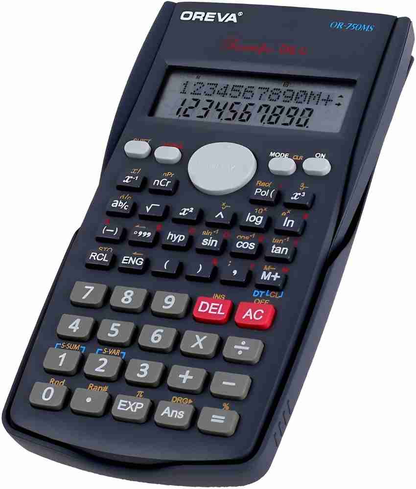 Flipkart.com | OREVA OR-750 OR-750 MS SCIENTIFIC CALCULATOR WITH 401  FUNCTIONS,DOT MATRIX,2-LINE DISPLAY Scientific Calculator - Scientific