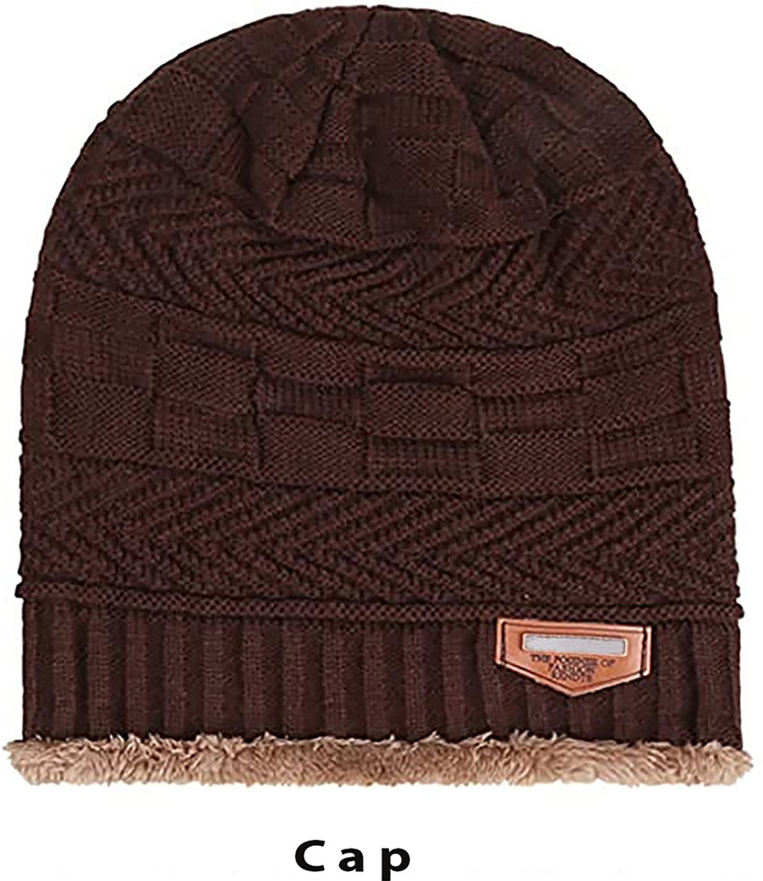 FASHNO Men s Women s Woolen Cap Brown Color Solid Skull Cap Cap Buy FASHNO Men s Women s Woolen Cap Brown Color Solid Skull Cap Cap Online at Best Prices in India