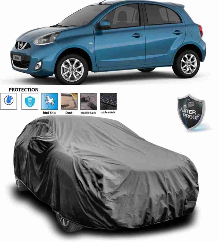 GOSHIV-car and bike accessories Car Cover For Nissan Micra (With Mirror  Pockets) Price in India - Buy GOSHIV-car and bike accessories Car Cover For Nissan  Micra (With Mirror Pockets) online at