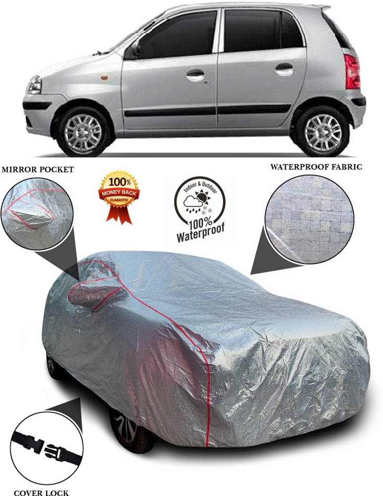 GOSHIV car and bike accessories Car Cover For Hyundai Santro Xing With Mirror Pockets Price in India Buy GOSHIV car and bike accessories Car Cover For Hyundai Santro Xing With Mirror Pockets online
