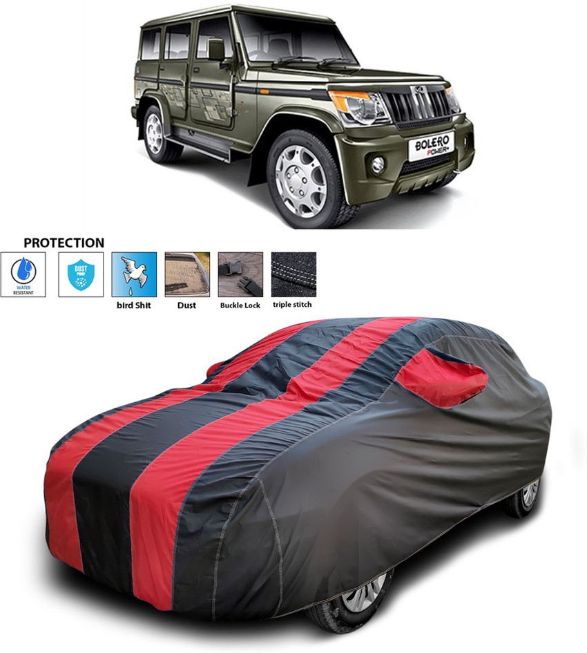 CODOKI Car Cover For Mahindra Bolero Facelift With Mirror Pockets