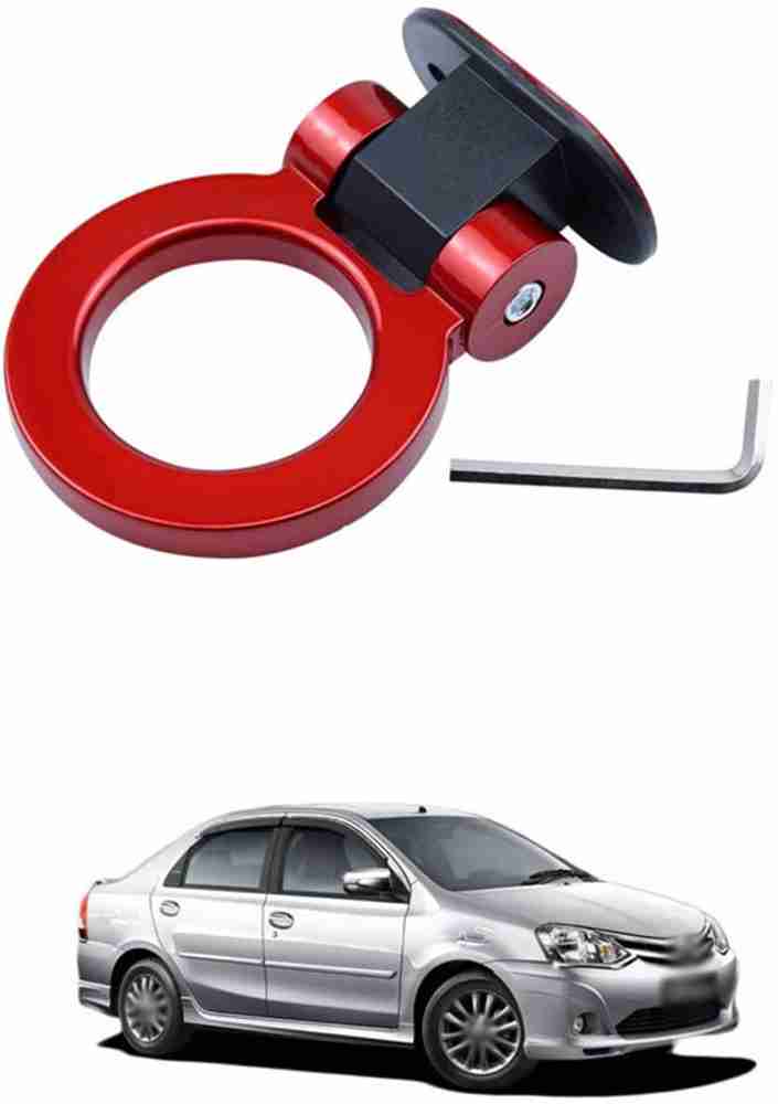 Car bumper tow outlet hook