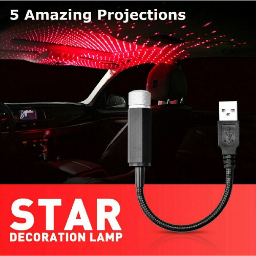 Clairbell AT_567A_ROOF STAR PROJECTOR LIGHTS USB FLEXIBLE WITH ROMANTIC GALAXY  ATMOSPHERE Car Fancy Lights Price in India - Buy Clairbell AT_567A_ROOF STAR  PROJECTOR LIGHTS USB FLEXIBLE WITH ROMANTIC GALAXY ATMOSPHERE Car Fancy