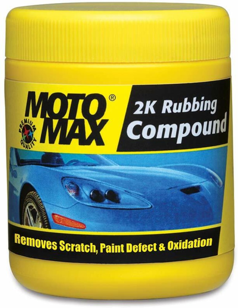 How To Get Rid of Scratches Easily From Your Vehicle with Motomax 2K  Rubbing Compound 