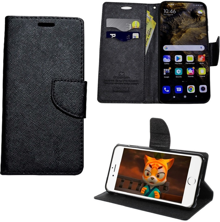 Wallet Case Mi Y3 Flip Cover Flipped Vegan Leather Redmi Y3 Flip