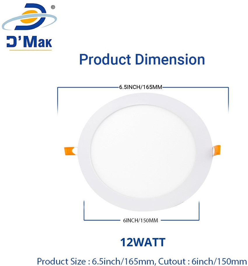 12 watt hot sale panel light