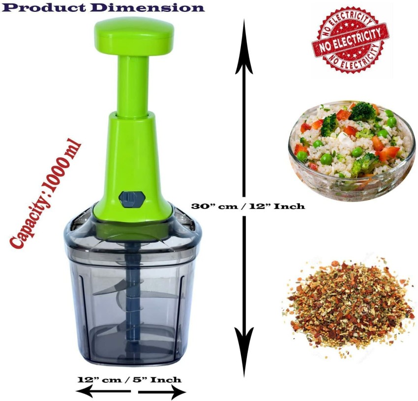 J-Bizz manual Push Chopper for Kitchen Vegetables & Fruits, with Lock &  Unlock System Vegetable & Fruit Chopper Price in India - Buy J-Bizz manual Push  Chopper for Kitchen Vegetables & Fruits