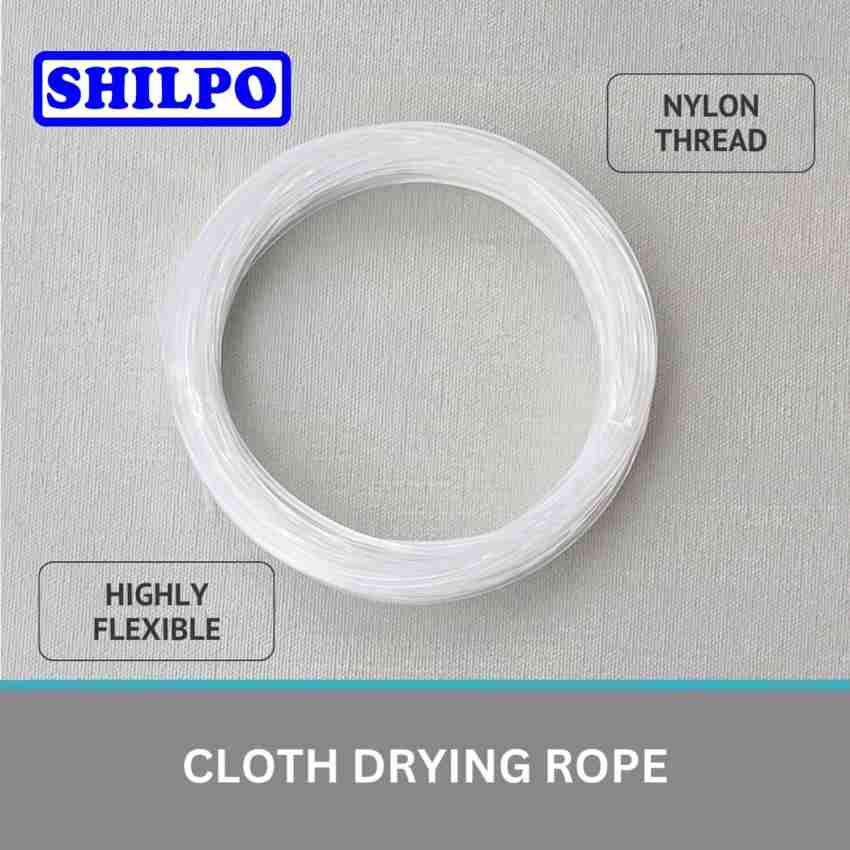 shilpo Heavy Duty Rope Clothesline Ideal for Drying Heavy Clothes 2 mm  Thickness Nylon Clothesline Price in India - Buy shilpo Heavy Duty Rope  Clothesline Ideal for Drying Heavy Clothes 2 mm