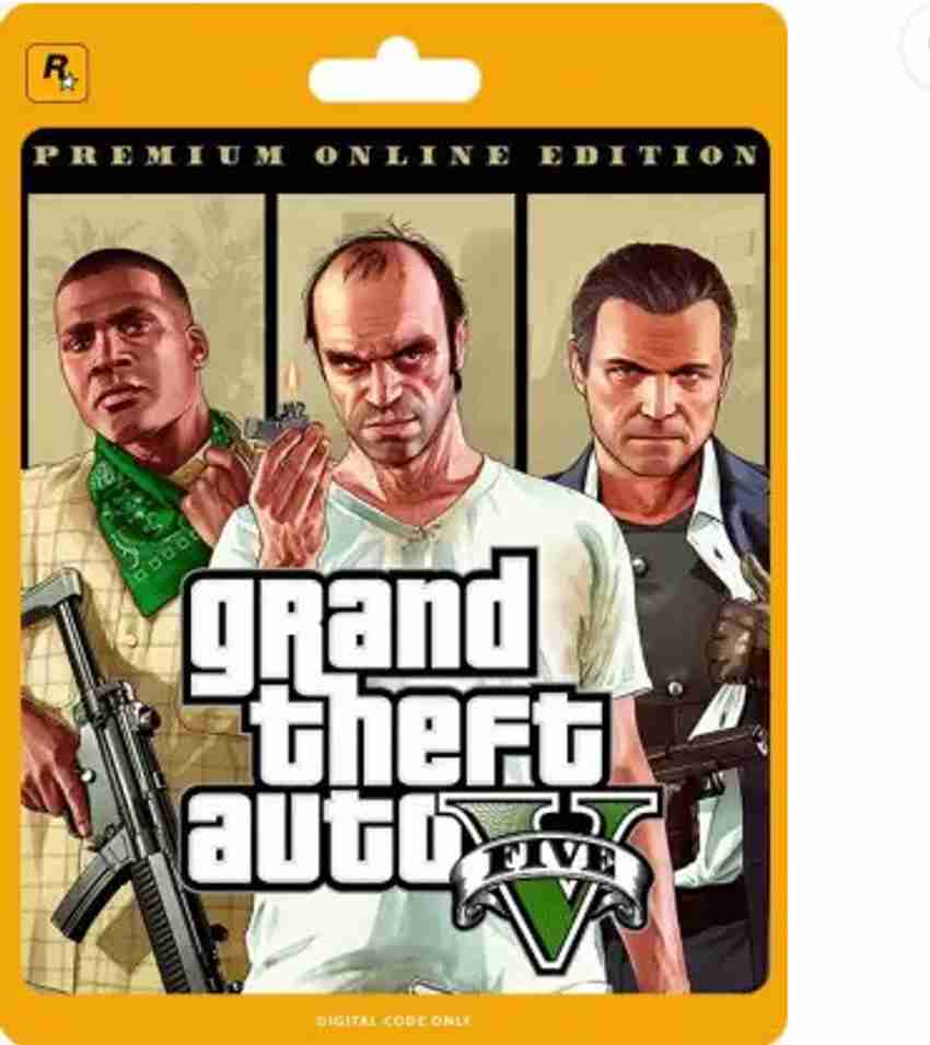 GTA 5 GRAND THEFT AUTO V PREMIUM EDITION PC CODE NO CD DVD Price in India Buy GTA 5 GRAND THEFT AUTO V PREMIUM EDITION PC CODE NO CD DVD online at Flipkart