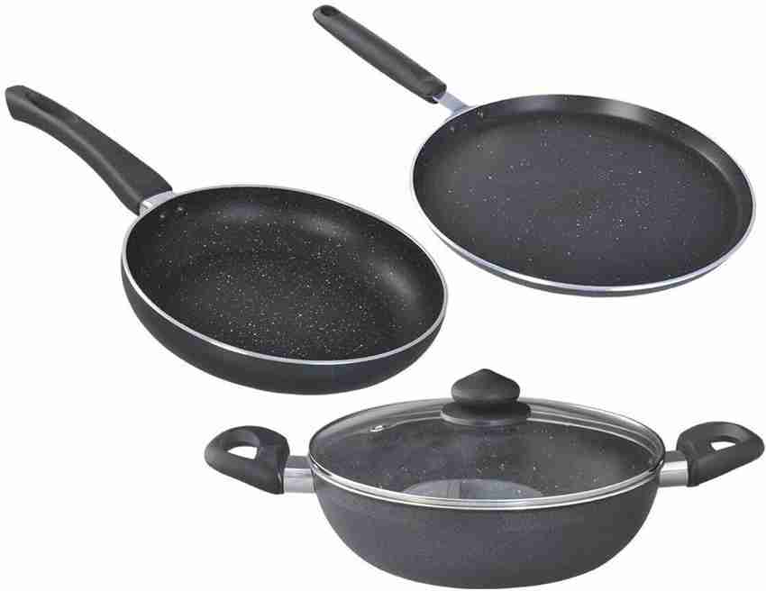 Prestige Black Base 3 Litre Pressure Cooker And Combo Induction Bottom Non Stick Coated Cookware Set Price in India Buy Prestige Black Base 3 Litre Pressure Cooker And Combo Induction Bottom Non Stick...